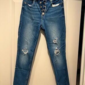 GAP Women’s Dark Blue Denim High-rise Universal Legging